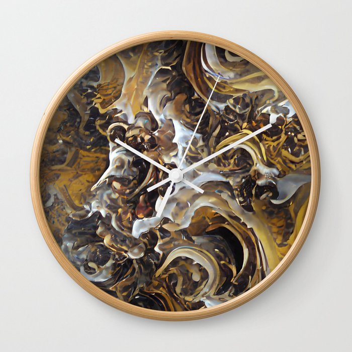 Marble Storm Wall Clock