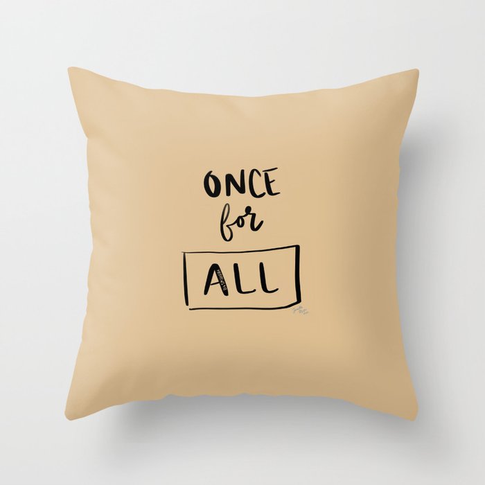 Once for all. Hebrews 9 Throw Pillow
