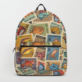 Colorful Stamps Backpack