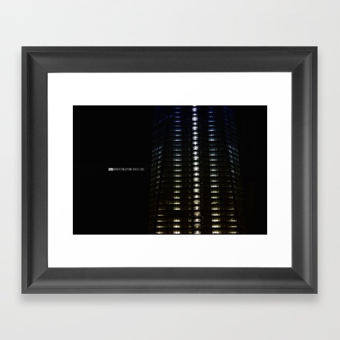 Manhattan Skyline Series 005 Framed Art Print