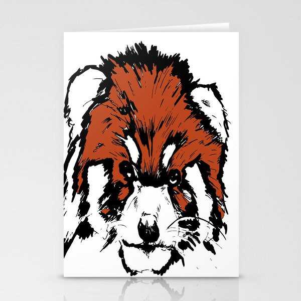 Red Panda Parry (Colour) Stationery Cards