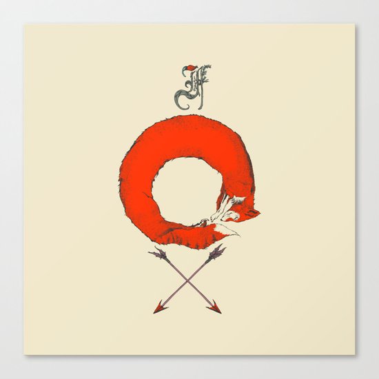 F.O.X Canvas Print