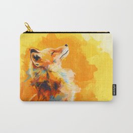 Blissful Light - Fox portrait Carry-All Pouch