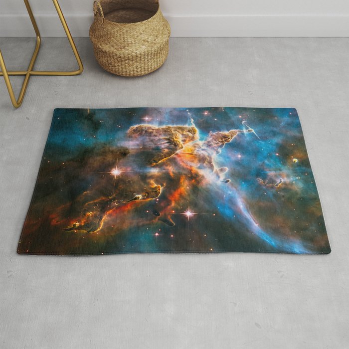 Carina Nebula, Galaxy Background, Universe Large Print, Space Wall Art Decor, Deep Space Poster Rug