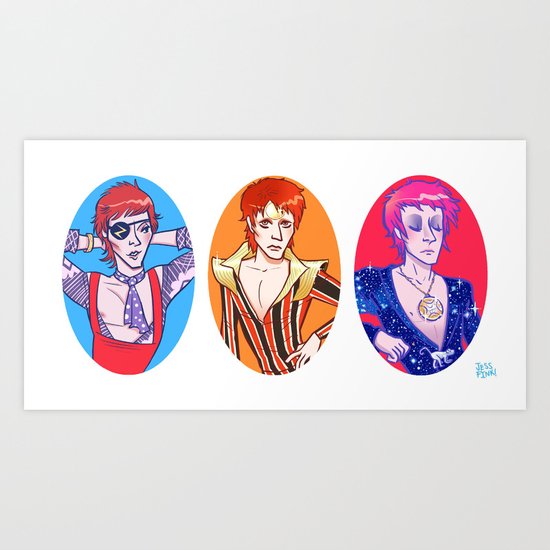 Bowie Art Print