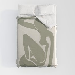 Sage Green Matisse Art, Matisse Abstract Art Decor Duvet Cover