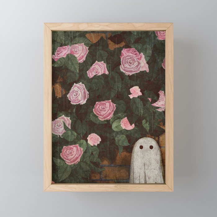 Rose Ghost Framed Mini Art Print