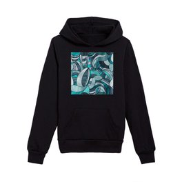Stained glass pattern Kids Pullover Hoodie