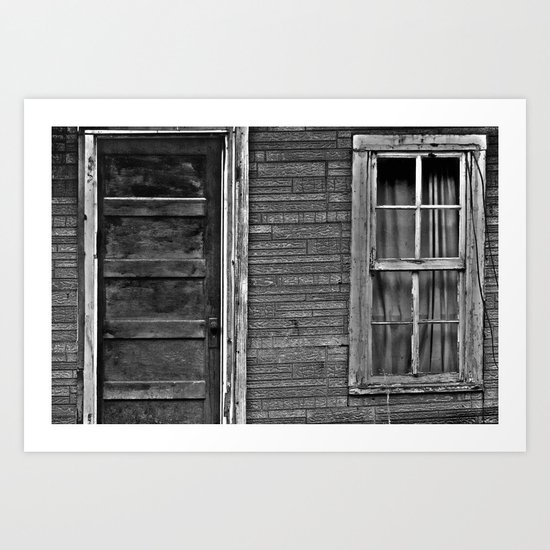 The Grand Door And Window Art Print