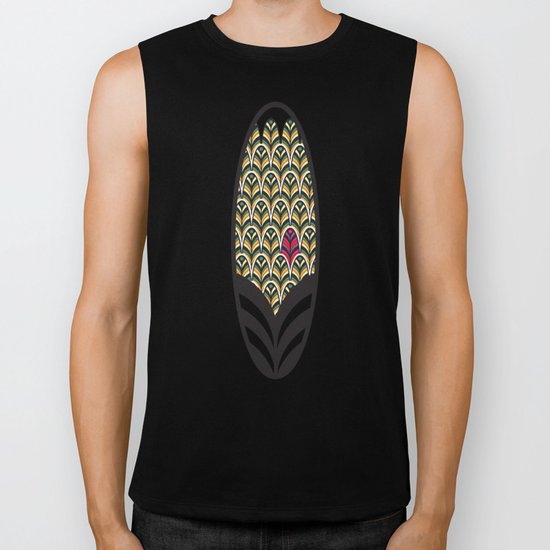 Rubine Feather Biker Tank