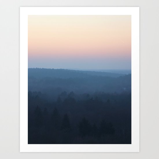 sky colours Art Print