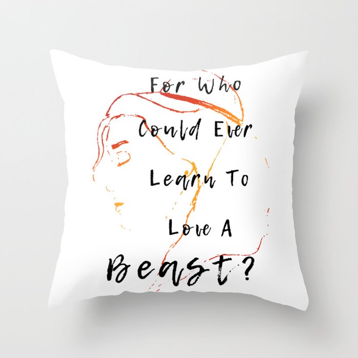 Belle - Beauty and the Beast Throw Pillow