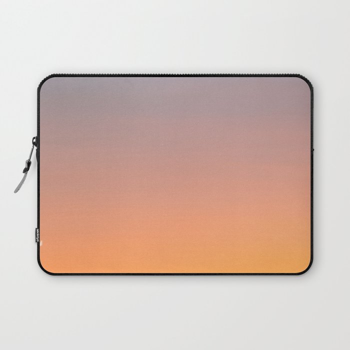 Sunset Sky Blue Orange Aura Gradient Ombre Sombre Abstract  Laptop Sleeve