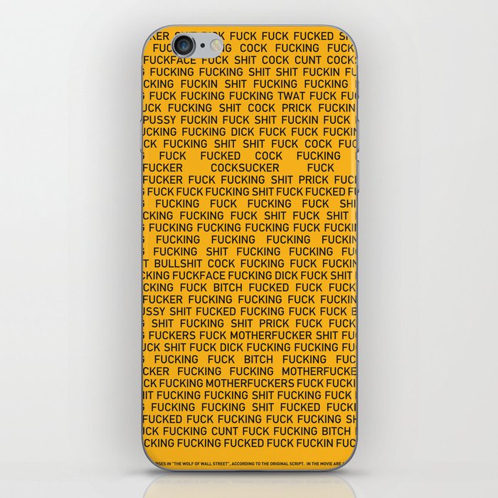 The Curses of Wall Street iPhone Skin