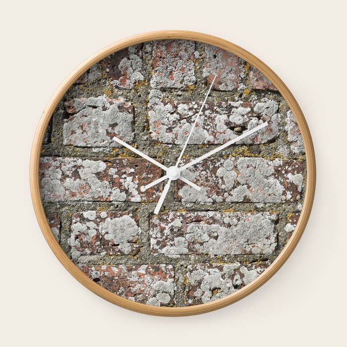 Old Wall Bricks Clock By Grabmyart - Old Wall Clocks Old Wall Bricks Clock By Grabmyart - Old Wall Clocks