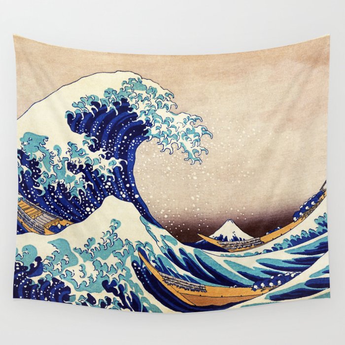 The great wave best sale off kanagawa wall tapestry