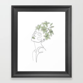 Matcha Lily Beauty Framed Art Print