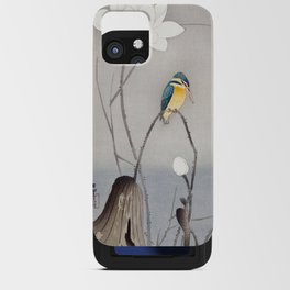 Ohara Koson - Kingfisher with Lotus Flower iPhone Card Case