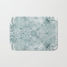 Yoga, Mandala, Prints Green, Wall Art Boho Bath Mat