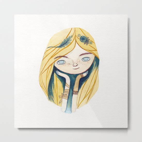 elle Metal Print