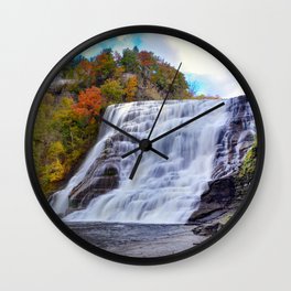 Ithaca Falls Wall Clock