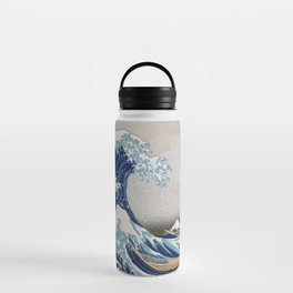Under the Wave off Kanagawa Japanese Art Water Bottle