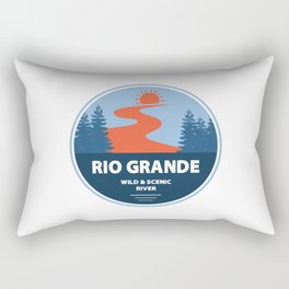 Rio Grande Wild and Scenic River Rectangular Pillow