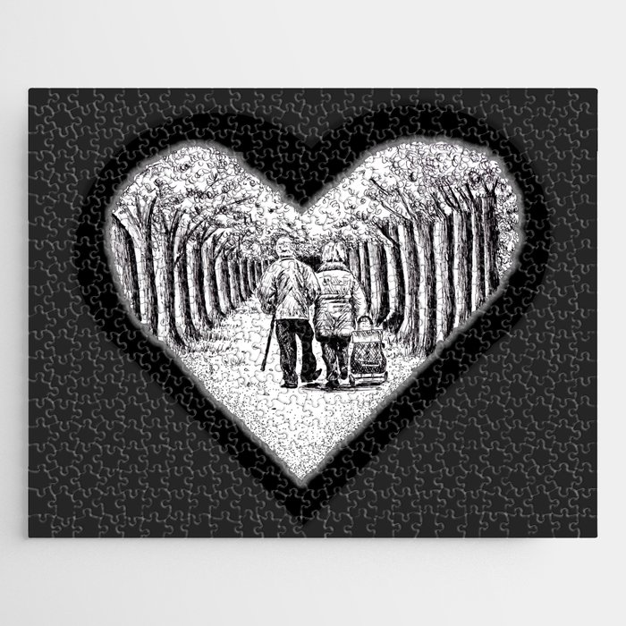 Love is a Journey - Dark Edition Jigsaw Puzzle