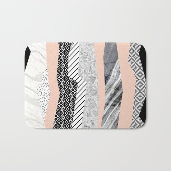 Geometric shapes 02 Bath Mat