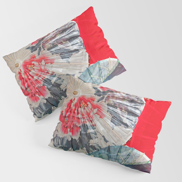 Paper Umbrellas Pillow Sham