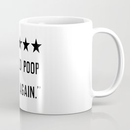 Would Poop Here Again Coffee Mug