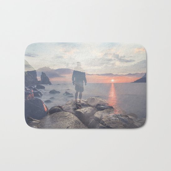 Mirrored Thoughts Bath Mat