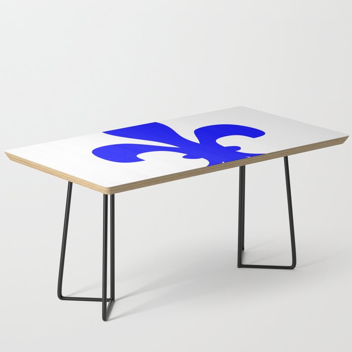 Fleur de Lis (Blue & White) Coffee Table