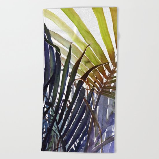 Arecaceae - household jungle #3 Beach Towel