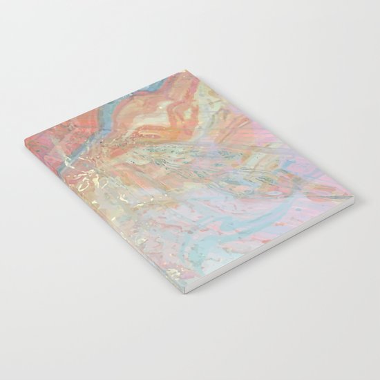 Marble Art V10 #society6 Notebook