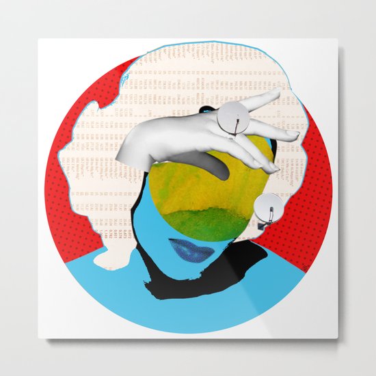 Elizabeth · blue edition Metal Print