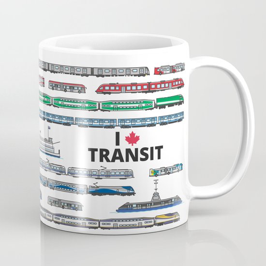 I Love Canadian Transit Mug