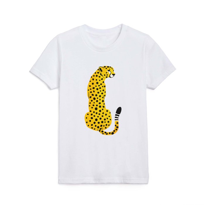 The Stare: Golden Cheetah Edition Kids T Shirt by ayeyokp