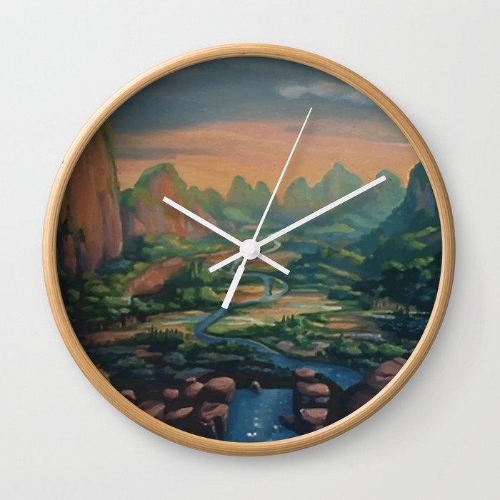 Land Before Time Valley Wall Clock