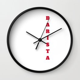 Americas Best Barista Baristas 4th of July Gift Wall Clock