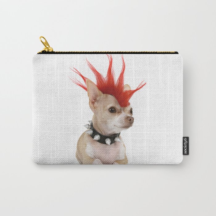 Punk Chihuahua Carry-All Pouch