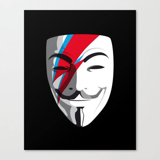 Who wants to be Anonymous? Let's be Fabulous! Viggy Starfawkes. Canvas Print