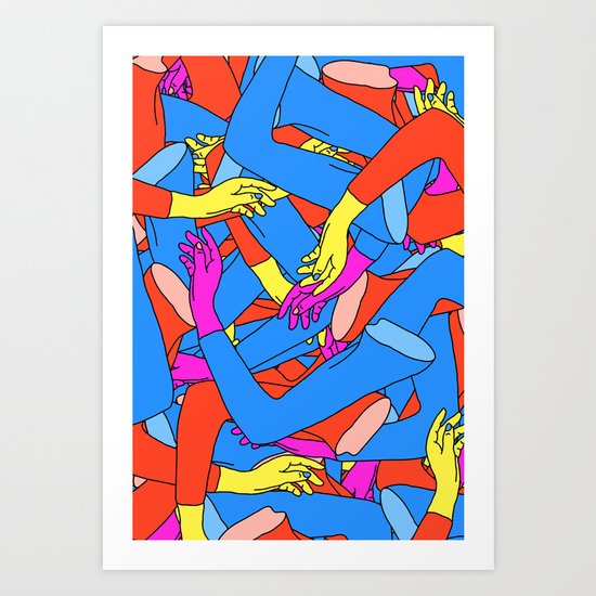 Transferral Race Art Print
