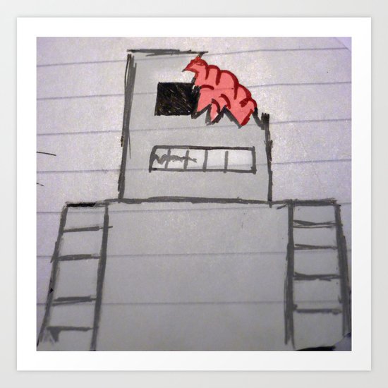 robot Art Print