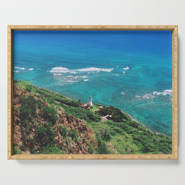 Top of the Diamond Head Serving Tray