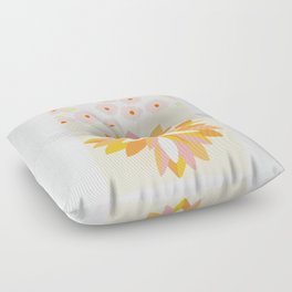 dahlias & daisies Floor Pillow