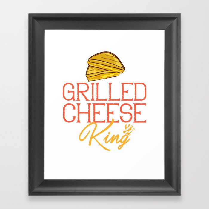 Grilled Cheese Sandwich Maker Toaster Framed Art Print