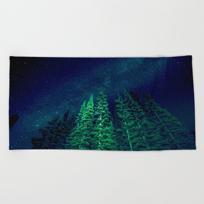 Star Signal - Nature Photography Beach Towel