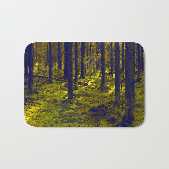 Green Forest Bath Mat