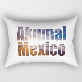 Akumal Mexico Rectangular Pillow